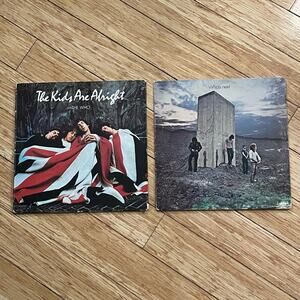 Lot of 2 The Who LPs vintage vinyl records classic rock mod